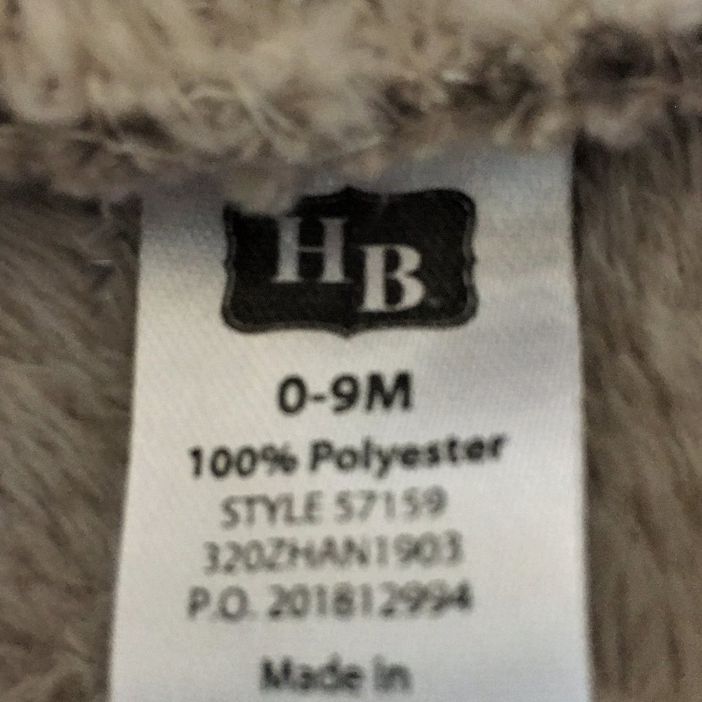 HUDSON BABY Soft Plush Baby Bathrobe  |  0-9M - Picture 7 of 8